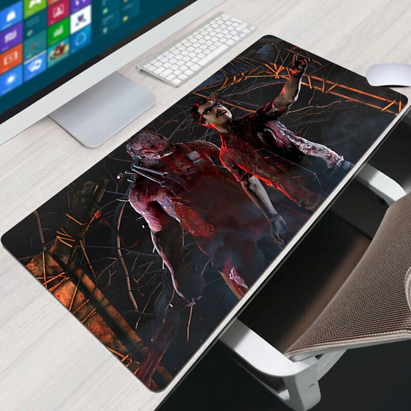 Large Mouse Pad Gamer Dead By Daylight Pc Gaming Accessories Mousepad Deskmat Non-slip Mat Mousepad Mats Keyboard Cabinet Pads