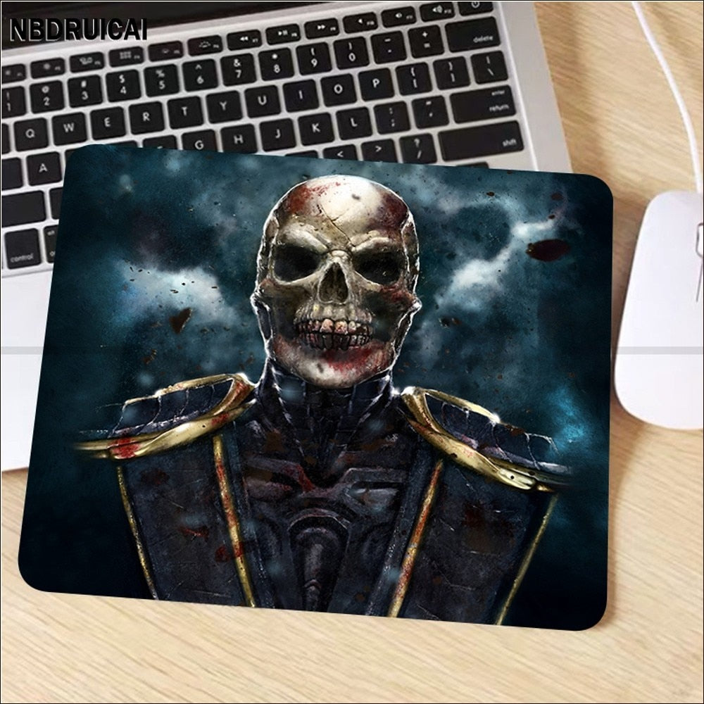 Mortal Kombat Mousepad Rubber Small Cartoon Anime Gaming Mouse Pad Keyboard Mouse Mats Smooth Company For PC Mouse Carpet