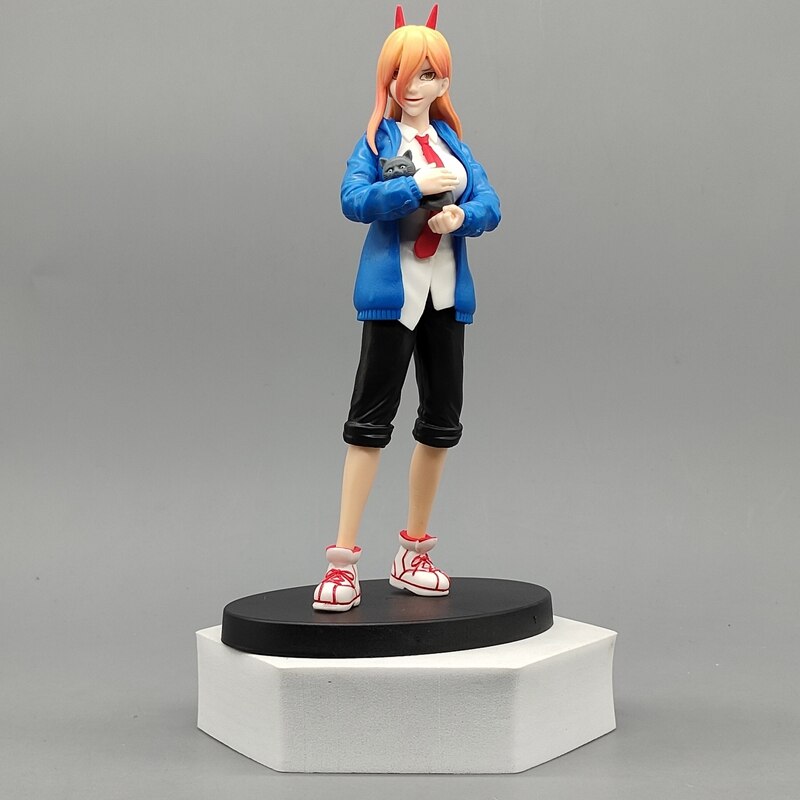 18cm Anime Makima Figure Power Chainsaw Man Action Figure Pochita Figure Scene Ornament Denji Model Doll  Makima Toys PVC