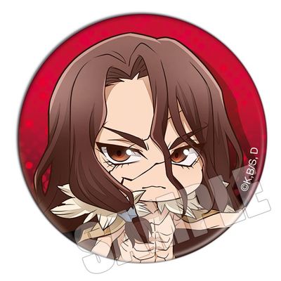 Anime Dr. Stone Ishigami Senkuu Asagiri Gen Shishio Tsukasa Figure 58mm Badge Round Brooch Pin 1930 Gifts Kids Collection Toy