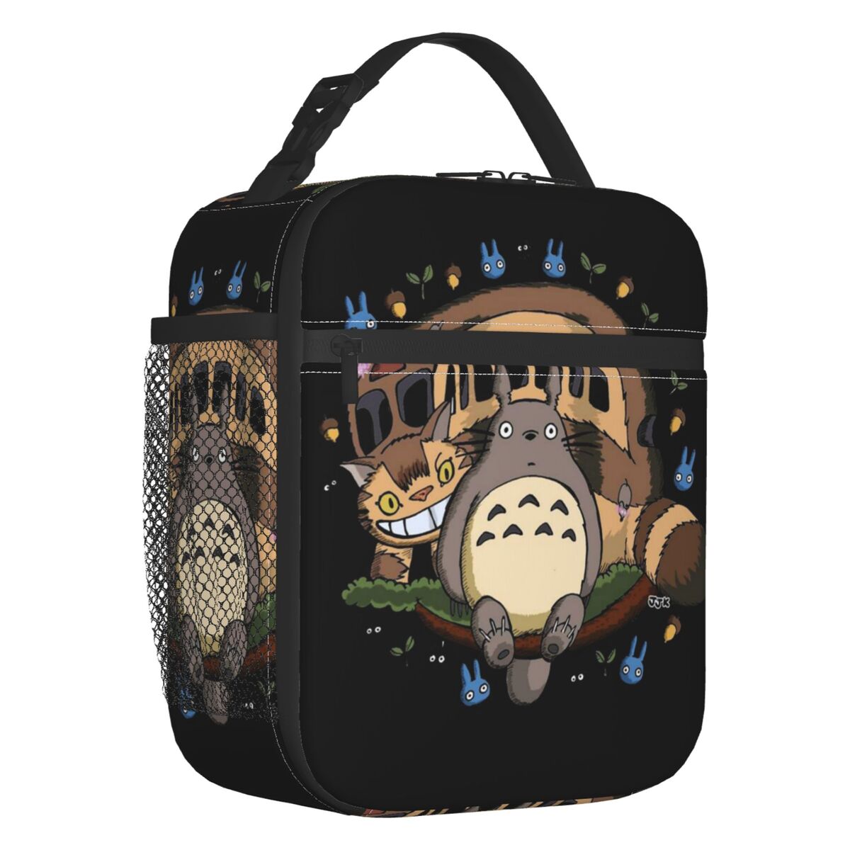 Studio Ghibli Anime My Neighbor Totoro Resuable Lunch Boxes for Women Hayao Miyazaki Cooler Thermal Food Insulated Lunch Bag