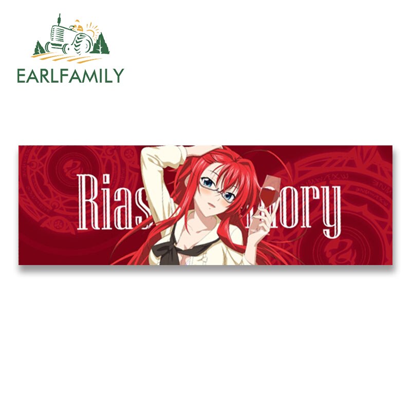 13cm for High School DxD Slap RV Car Stickers Graffiti Vinyl Campervan Car Accessoires Decal Windshield Laptop Decals