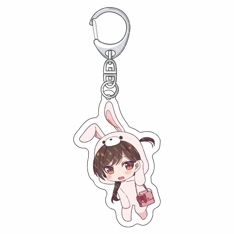 Anime Rent A Girlfriend Kanojo Okarishimasu Charm Keychain Ichinose Chizuru Asami Nanami Sakurasawa Sumi Sarashina Ruka Keyring