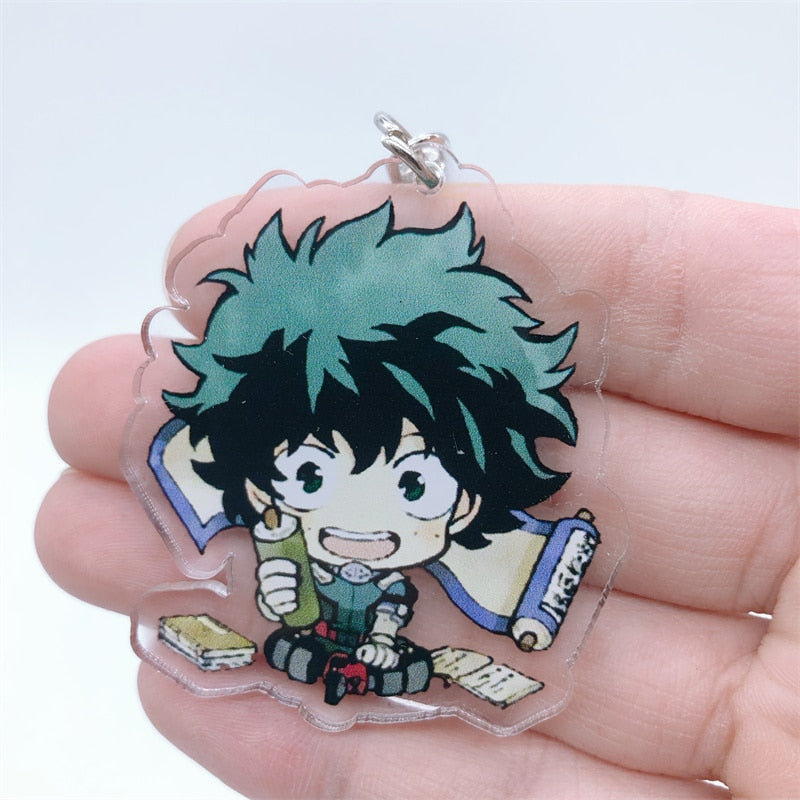 Anime My Hero Academia Cosplay Keychain Accessories Kirishima Eijiro Eraser Head Key Chain Pendant Cartoon Badge