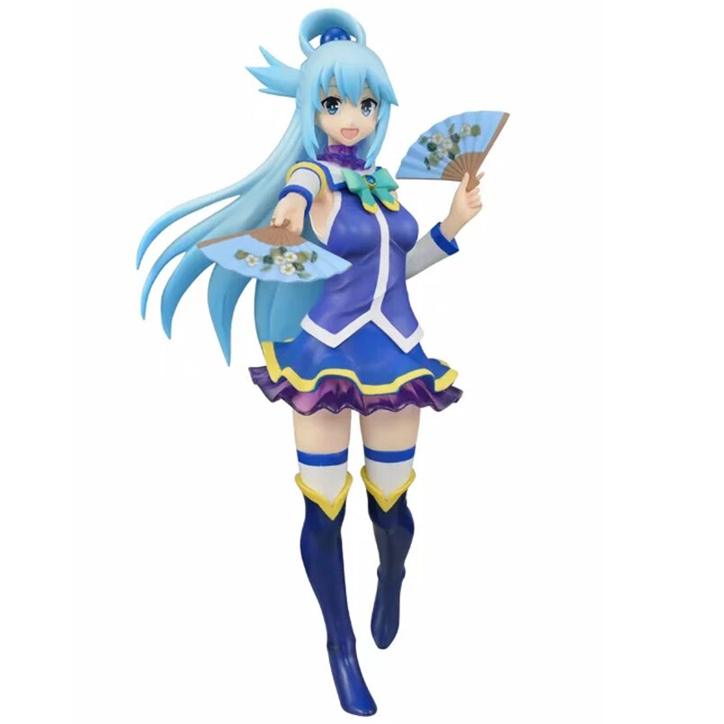 13cm Figma #407 KonoSuba 2 Megumin Anime Figure #399 KonoSuba Aqua Action Figure #425 Kazuma Figurine Adult Model Doll Toys Gift