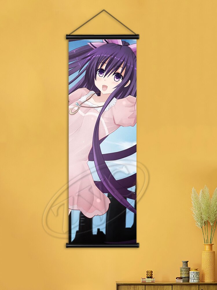 Classic Art Japanese Anime Poster Canvas Date a Live Painting HD Print Wall Home Cudros Hanging Scrolls Mural Bedroom Decoration