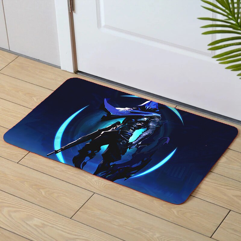 Carpet Living Room Valorant Diatom Ooze Non-slip and Washable Kitchen Mat Diatomaceous Earth Mat Home Decoration Rug Door Mats