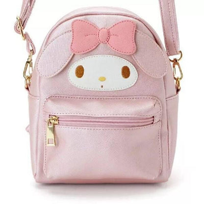 Sanrio Kawaii Hello Kitty Cinnamoroll My Melody Kuromi Pom Pom Purin Backpack Crossbody Messenger Bag Small Schoolbag Y2k Bag