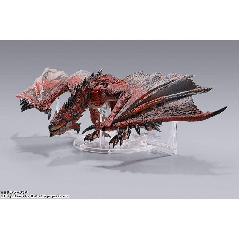 Original Bandai S.h.monsterarts Monster Hunter Rathalos Realistic Detail Articulation Shm Action Figure Doll Model Children Toy