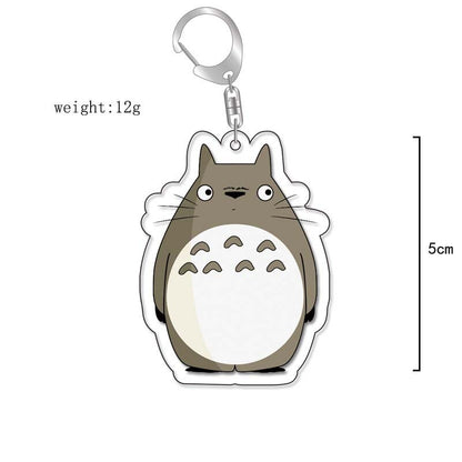 Anime Kiki&#39;s Delivery Service MY NEIGHBOUR TOTORO Spirited Away Cosplay Keychain Acrylic Pendant Backpack Props Accessories Gift