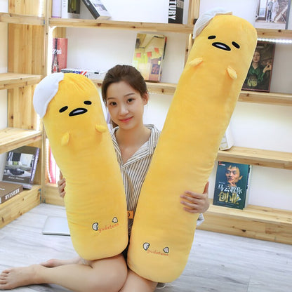 Gudetama Sanrio Long Pillow Japanese Style Sofa Decorative Pillow Hug Plush Toy Stuffed Anime Plushies Xmas Gifts For Girl Washable