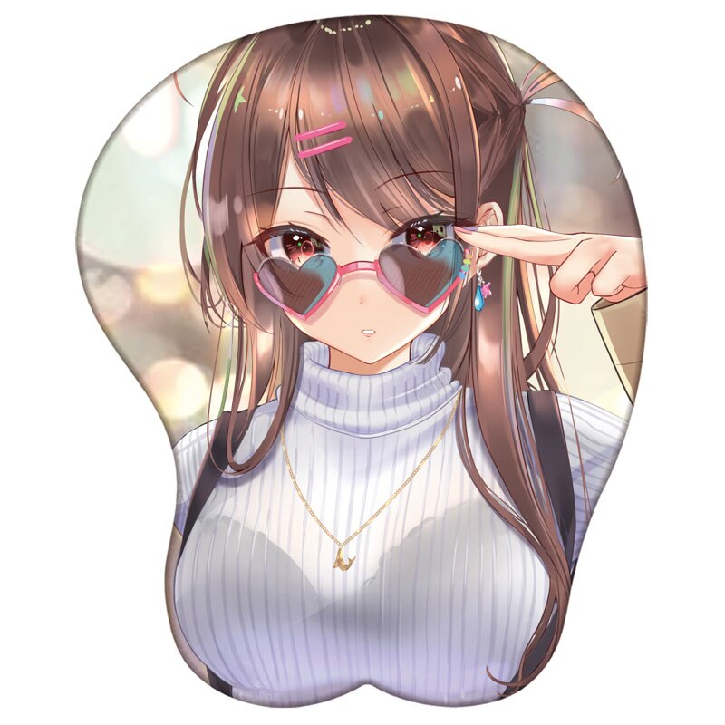 Rent A Girlfriend 3D Silicone Mousepad Ichinose Chizuru Ruka Sumi Nanami 3D Wristband Mouse Pad Anime 3D Wrist Rest MouseMat