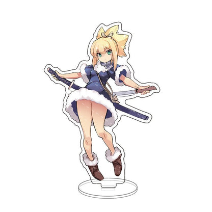 Anime Game Dr. Stone Acrylic Stand Action Figure Toy Ishigami Senkuu PVC Desktop Stand Model Toys Gift Cosply Beauty Collection