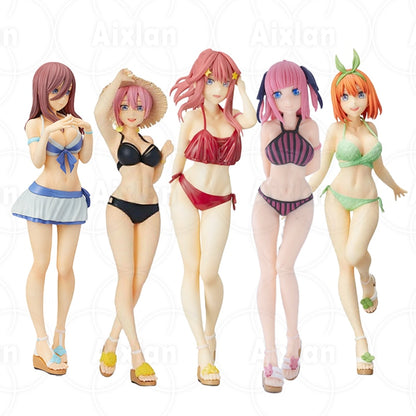 20cm The Quintessential Quintuplets Figure Anime Nakano Miku Action Figure Nakano Ichika Nino Yotsuba Itsuki Figurine Model Doll