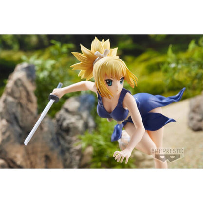 Original Genuine Banpresto Dr. Stone Figure Of Stone World 16cm Amber PVC Anime Action Figures Collection Model Toy Christmas