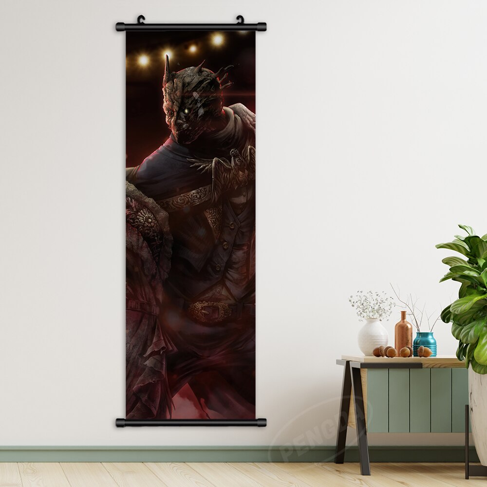 HD Canvas Print Dead By Daylight Wall Art Horror Game Home Decor Hanging The Pig Painting Scroll The Plague Pictures Living Room