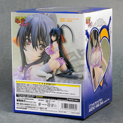 High School DxD HERO Kneeling Posture Figures Akeno Himejima Hot Girl 1/7 PVC Anime Action Figure Toys Collection Model Toy Gift