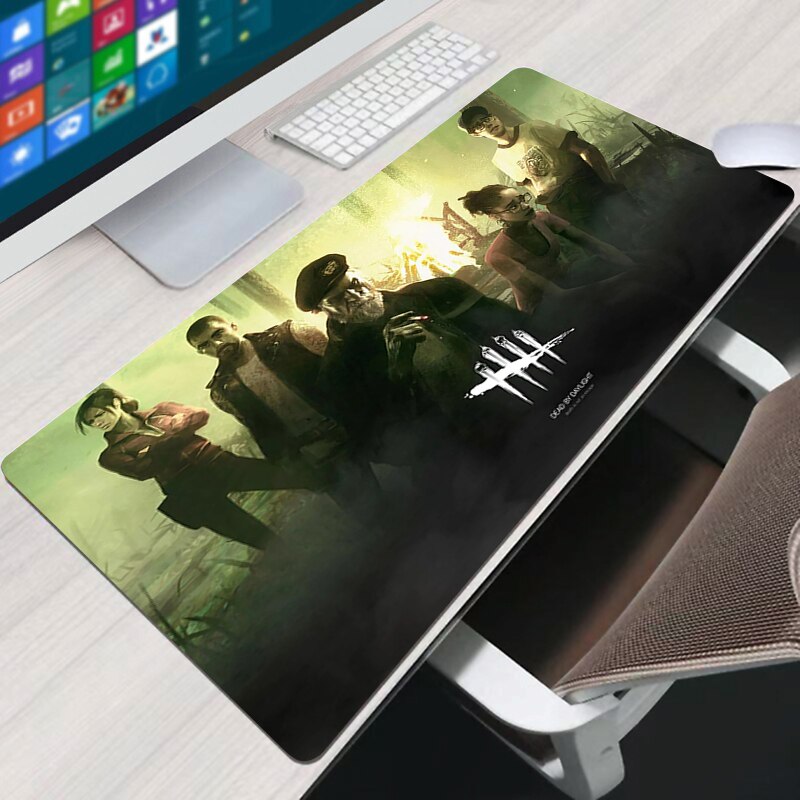 Large Mouse Pad Gamer Dead By Daylight Pc Gaming Accessories Mousepad Deskmat Non-slip Mat Mousepad Mats Keyboard Cabinet Pads