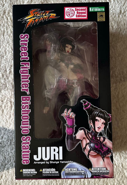 Stock Original Kotobukiya BISHOUJO STATUE Han Juri Street Fighter X Bishoujo Street Fighter Action Anime Figure Model Toys Doll