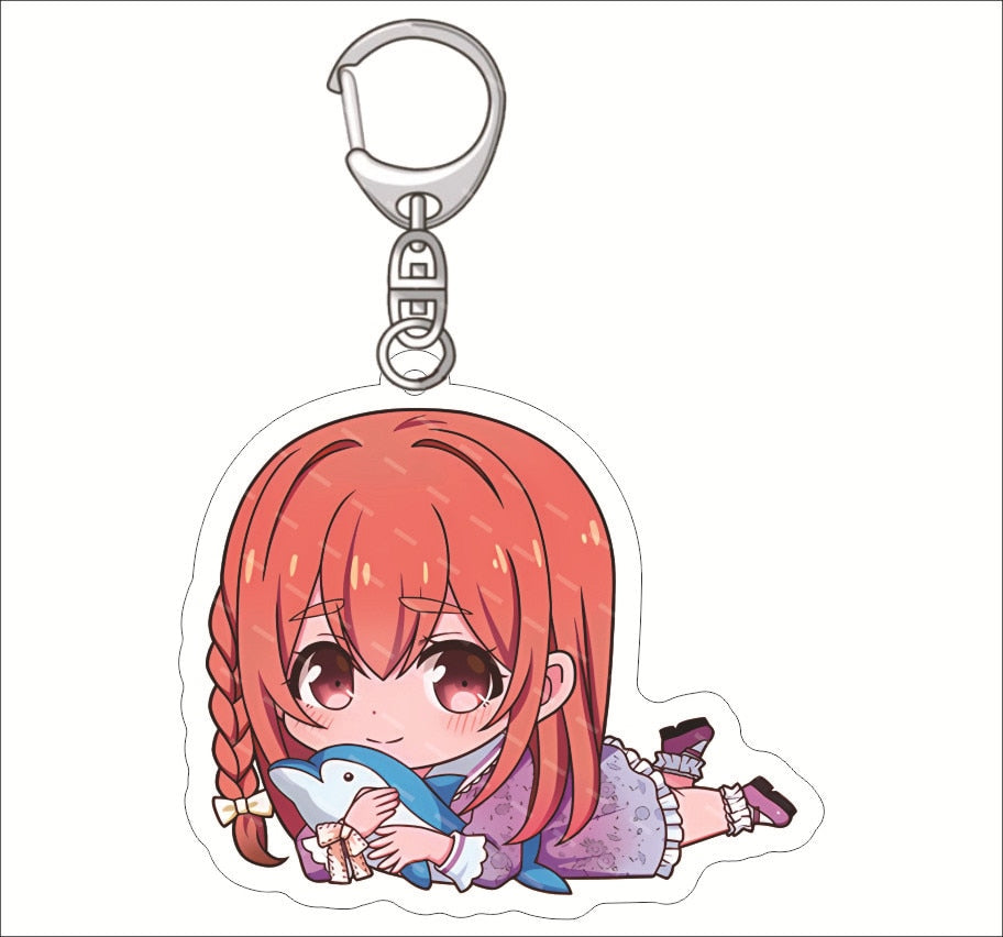 Rent A Girlfriend Keychain Anime Ichinose Chizuru Nanami Mami Sarashina Ruka Sakurasawa Sumi Cute Mold Acrylic Keyrings Jewelry