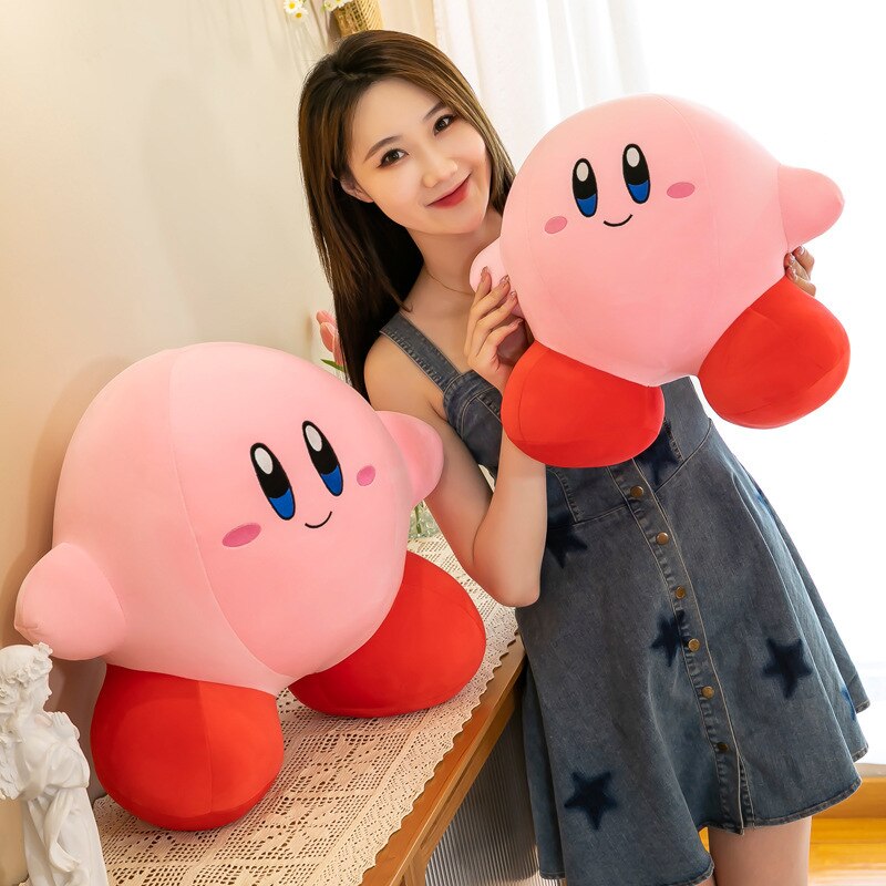 Kirby Anime Star Plush Toys Soft Stuffed Animal Doll Fluffy Pink Plush Doll Pillow Room Decoration Toys For Children&#39;S Gift