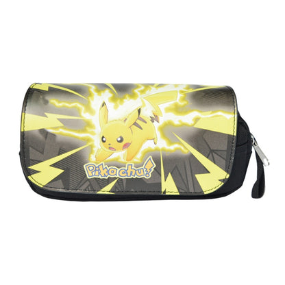 Pokemon Pencil Box Anime cartoon characters Pikachu School Supplies Stationery Schoolbag pencil case Birthday Party Gifts