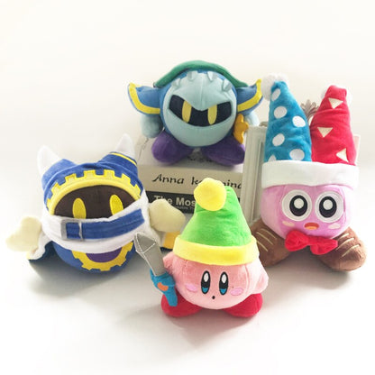 Kawaii Star Kirby Plush Doll Cartoon Anime Kirby Meta Knight Plush Toys Soft Stuffed Cute Magolor Doll Birthday Gift For Kids