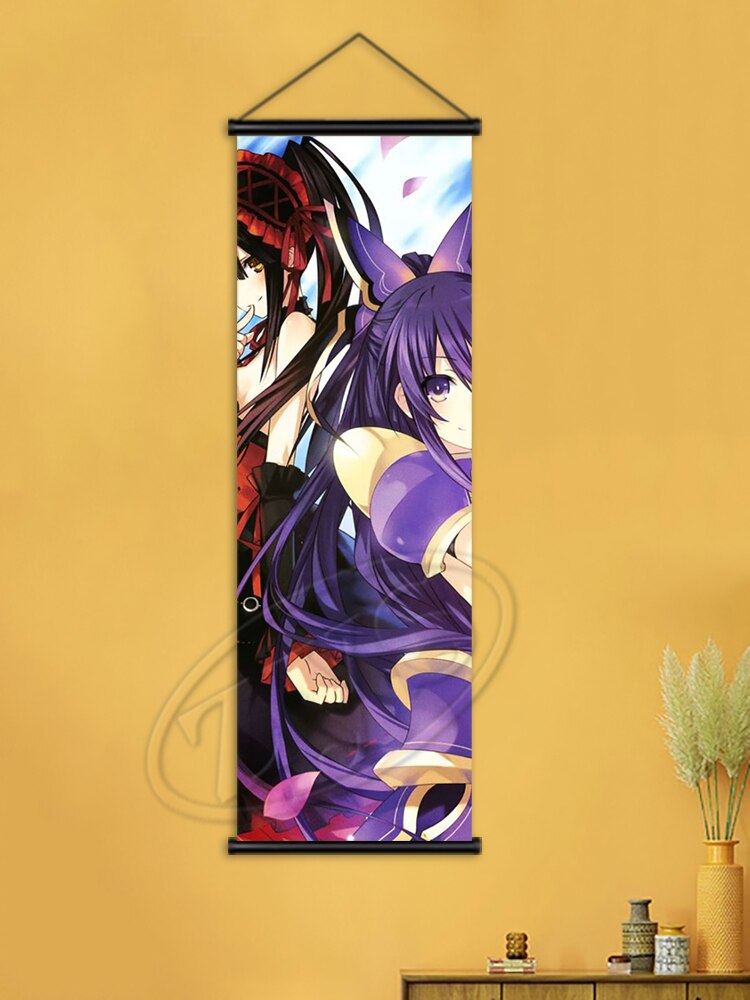 Classic Art Japanese Anime Poster Canvas Date a Live Painting HD Print Wall Home Cudros Hanging Scrolls Mural Bedroom Decoration