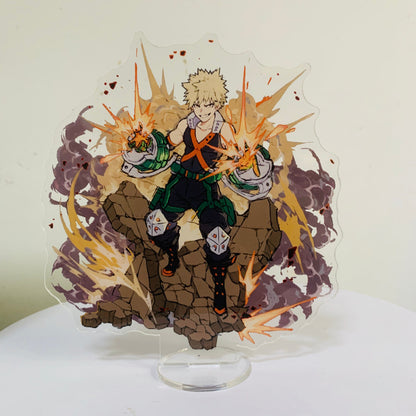 Japan Anime My Hero Academia Figures Midoriya Izuku Bakugou Katsuki Todoroki Shoto Cosplay Acrylic Stand Model Fans Xmas Gifts