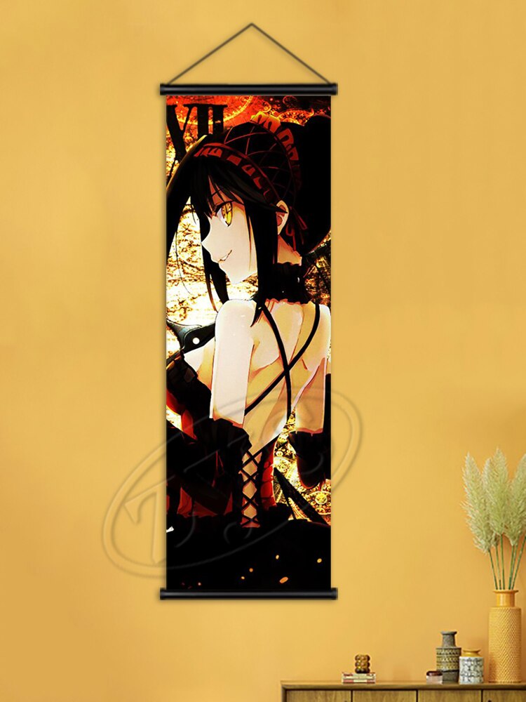 Classic Art Japanese Anime Poster Canvas Date a Live Painting HD Print Wall Home Cudros Hanging Scrolls Mural Bedroom Decoration