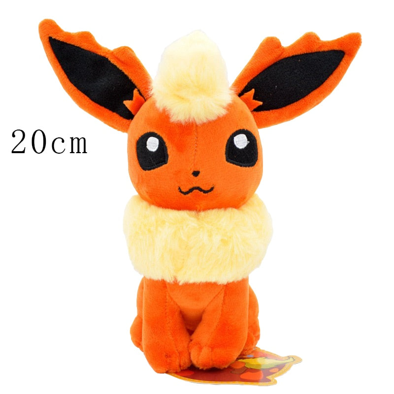 Pokemon Eevee Evolution Peluche Plush Toy Flareon Vaporeon Espeon Umbreon Leafeon Sylveon Pikachu Stuffed Doll Kid Xmas Gift