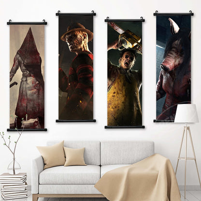 HD Canvas Print Dead By Daylight Wall Art Horror Game Home Decor Hanging The Pig Painting Scroll The Plague Pictures Living Room