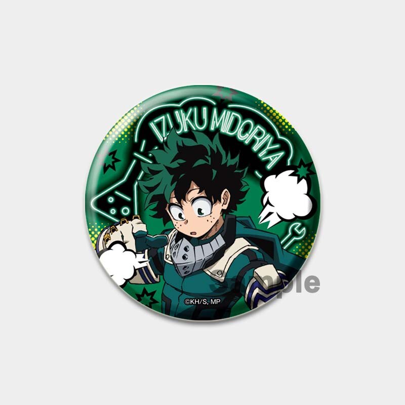 Fashion Jewelry Accessories Anime My Hero Academia Brooch Enamel Pin Cartoon Cosplay Badge for Clothes Backpack Decoration Gifts