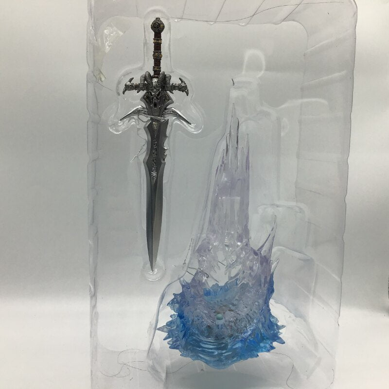 World of Warcraft 25cm Anime Game Action Figure Weapon Frostmourne Katana Sword with LED Lighting Starz PVC Toys Kids Gifts