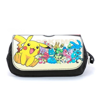 Pokemon Pencil Box Anime cartoon characters Pikachu School Supplies Stationery Schoolbag pencil case Birthday Party Gifts