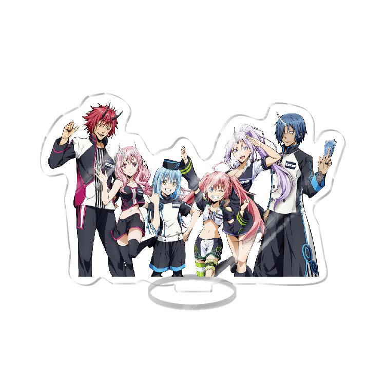 Anime That Time I Got Reincarnated As A Slime Tempest Rimuru Nava Milim Diablo Shuna Shion Benimaru Souei Acrylic Stand Model