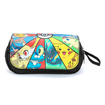 Pokemon Pencil Box Anime cartoon characters Pikachu School Supplies Stationery Schoolbag pencil case Birthday Party Gifts