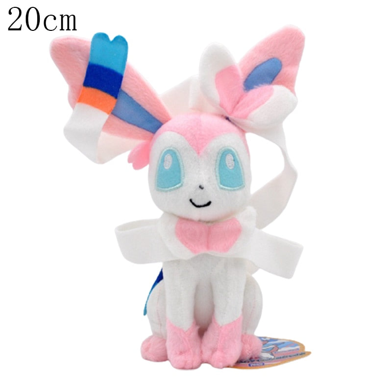 Pokemon Eevee Evolution Peluche Plush Toy Flareon Vaporeon Espeon Umbreon Leafeon Sylveon Pikachu Stuffed Doll Kid Xmas Gift