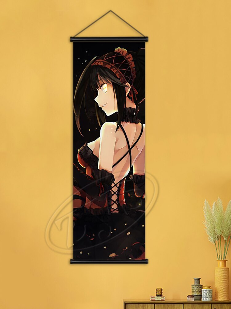 Classic Art Japanese Anime Poster Canvas Date a Live Painting HD Print Wall Home Cudros Hanging Scrolls Mural Bedroom Decoration