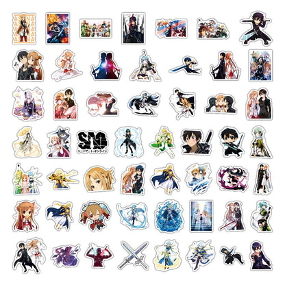 10/30/50/100CS Anime Sword Art Online SAO Stickers Graffiti Decals DIY Laptop Phone Luggage Fridge Waterproof Sticker Kids Toys