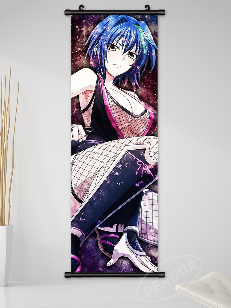 Wall Art Anime Hanging Painting Posters High School DxD Canvas Print Rias Gremory Picture Home Decor Scroll Bedside Background