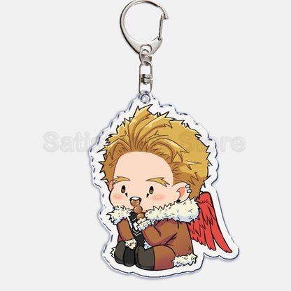 Cute My Hero Academia Anime Keychain Izuku Shouto Midoriya Bakugou Key Chain for Accessories Pendant Key Ring Keychains Gift