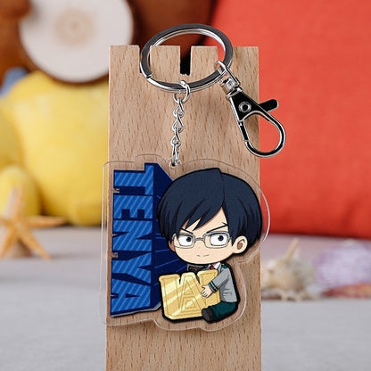 Keychain Anime Character My Hero Academia Deku Acrylic Keyring Japanese Cartoon Bag Handbag Gift For Student Comic Fans