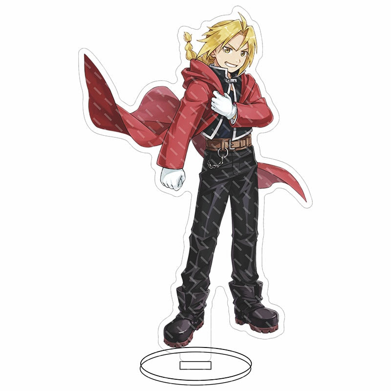 1 Pcs New Anime Fullmetal Alchemist Acrylic Stand Model Roy Mustang Riza Hawkeye Alphonse Elric Desk Decor Action Figure Toys