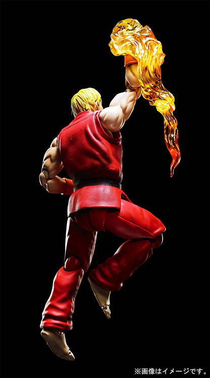 TAMASHII NATIONS Bandai S.H.Figuarts Ken Masters Street Fighter Action Figure, Model Collectible Toys Halloween Gift