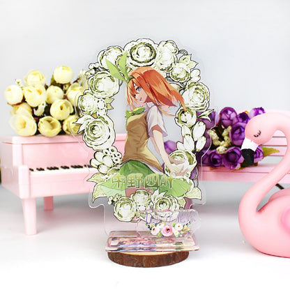 Garland Theme Anime The Quintessential Quintuplets Acrylic Stand Model Plate Nakano Ichika Nino Miku Yotsuba Itsuki Standee Gift