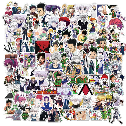 10/20/50/100pcs Hunter X Hunter Stickers Laptop Skateboard Phone Case DIY Graffiti Waterproof Anime Sticker for Kids Gift Toy