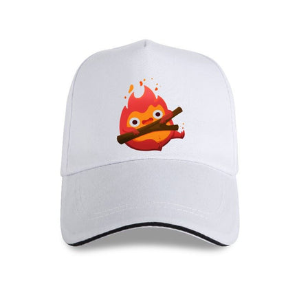 New 2021 The Fire Demon Baseball cap Calcifer Howl Moving Castle Studio Ghibli Men Casual Harajuku Tops Cami