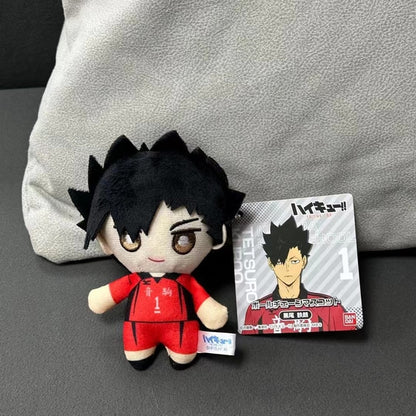 10cm Mini Haikyuu Plush Toy Volleyball Stuffed Doll Hinata Shoyo Tobio Kageyama Yu Nishinoya Plush Pendant Keychain Toy For Gift