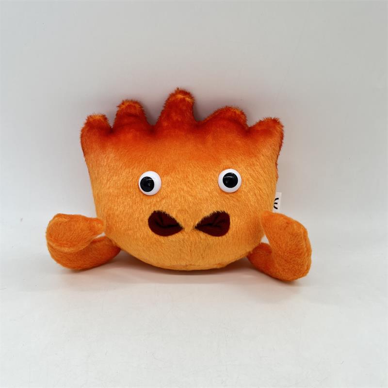 Calcifer Fire Plush Toy Moving Castle Cute Plush Doll Sofa Pillow Soft Stuffed Toy Doll Christmas Birthday Gift For Children Studio Ghibli